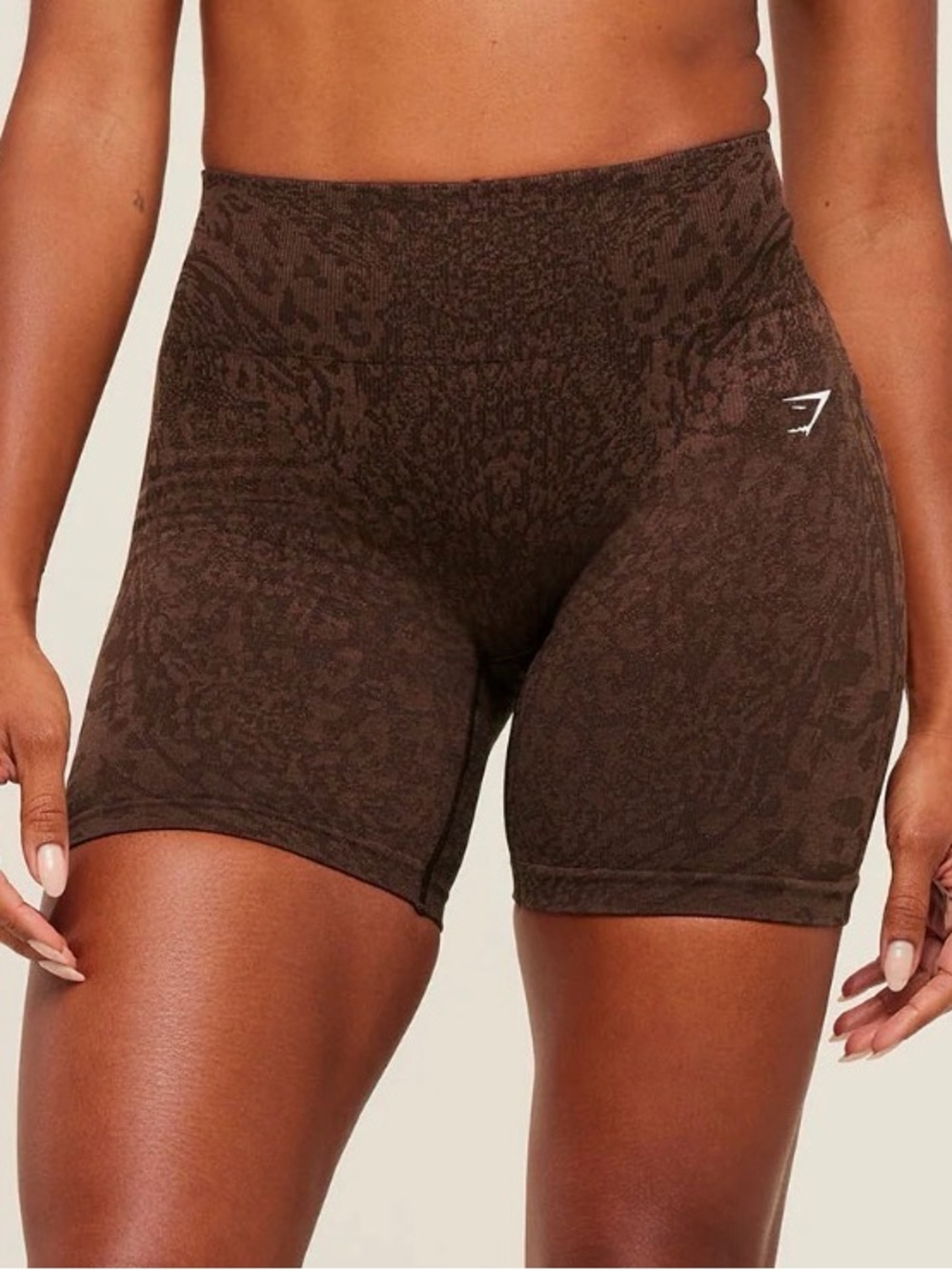 Gymshark Adapt Animal shorts color Brown